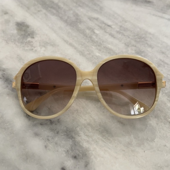 Chloe Ivory & Gold Sunglasses - Picture 7 of 13